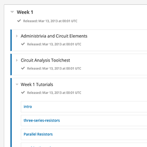 Studio допомагає вам підтримувати організованість ваших курсів